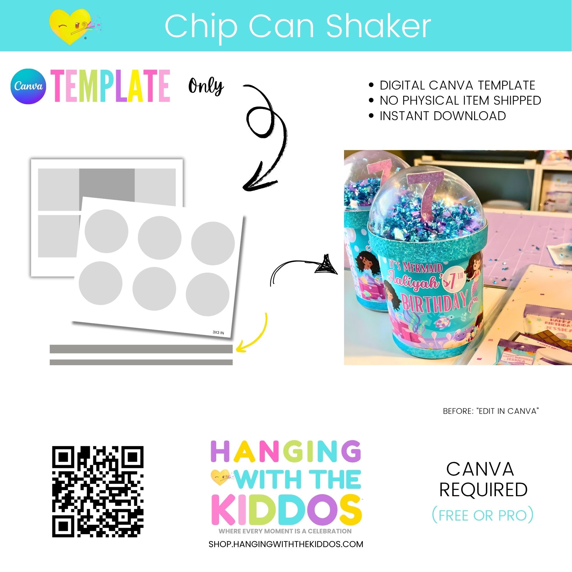 Stacked Chips Can Shaker Template – Studio Hanging with the Kiddos