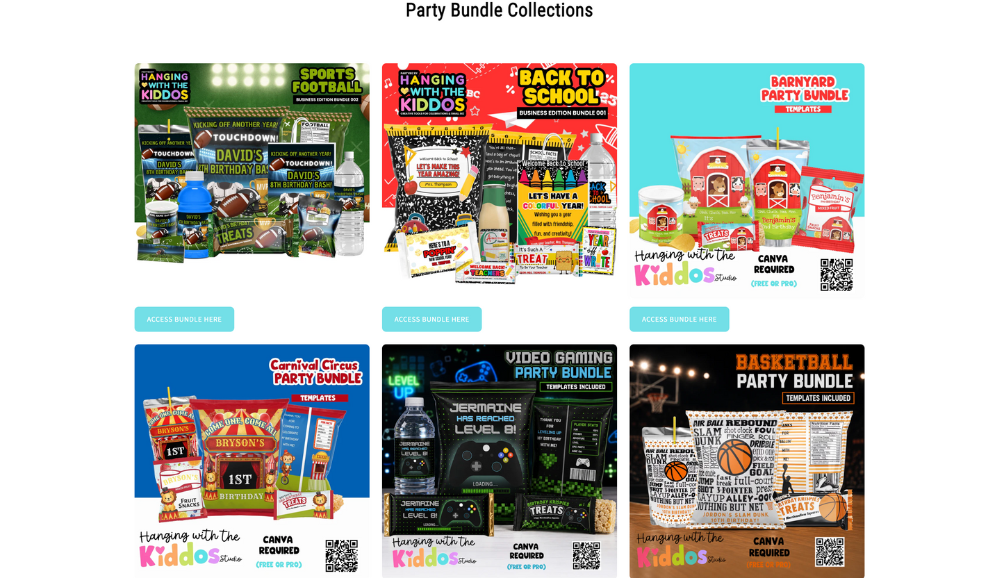 Party Printable Studio Membership